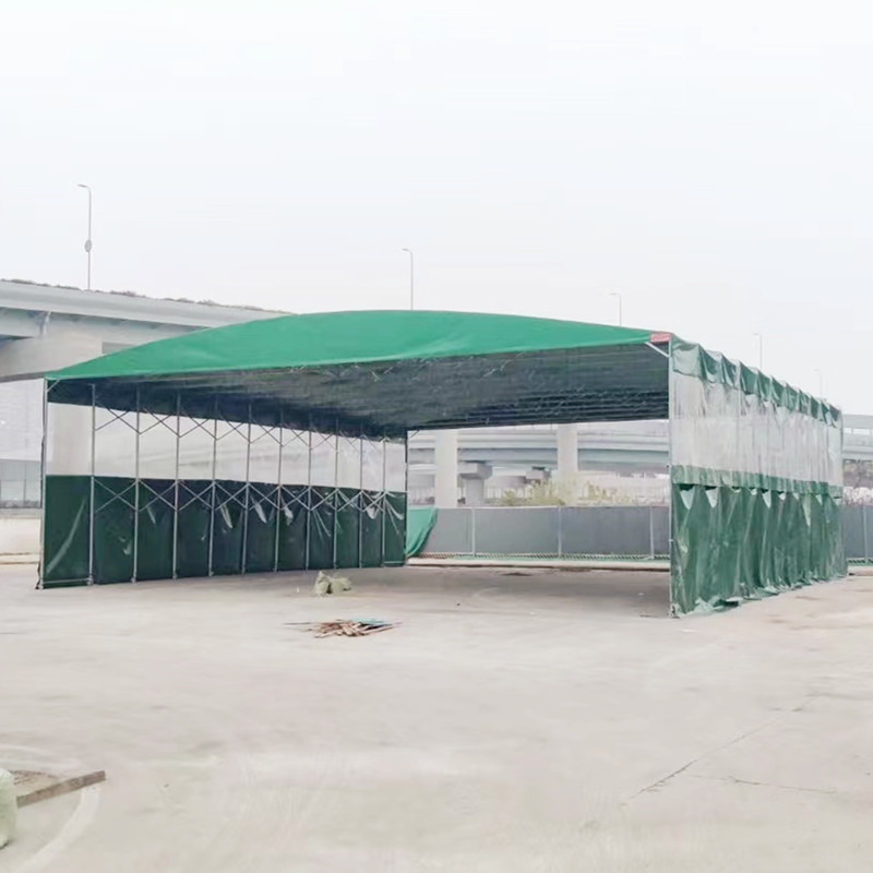 成都大型仓库推拉蓬停车遮阳棚宵夜大排档K烧烤帐篷活动伸缩式雨