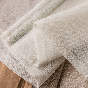 日式亚麻卷帘升降帘侘寂风茶室民宿禅房I摺叠帘罗马帘免打孔拉卷