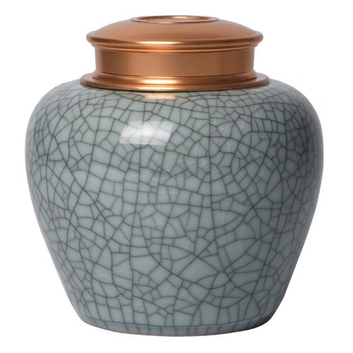 龙泉青瓷大码茶叶储存罐密封罐陶瓷茶盒J茶仓旅行储物罐普洱存茶