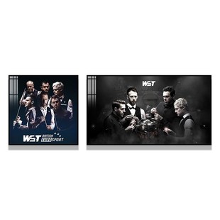 台球厅装饰挂画黑白复古工业风桌球室海报图怀旧壁U画斯诺克背景