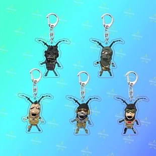 使命召唤游戏周边卡通动漫搞怪抽象痞老板表情幽灵ghost书包挂饰