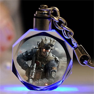 三角洲行动房卡水晶钥匙扣书包挂件定制儿童礼物送男玩具非洲之心