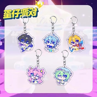 蛋仔派对挂件超燃竞技场拟人蛋小黑蛋小蓝蛋小黄精美可爱书包挂饰