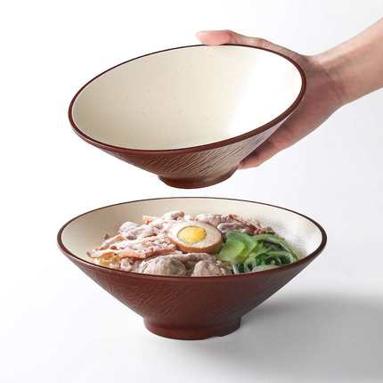 密胺餐具斗笠面碗商用餐饮拌面汤面拉面汤粉米线麻辣烫面馆专用碗