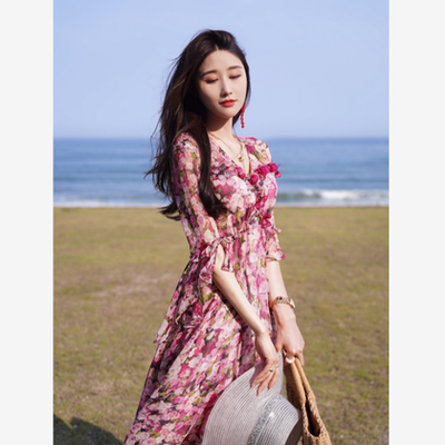连衣裙女2026夏季新款立