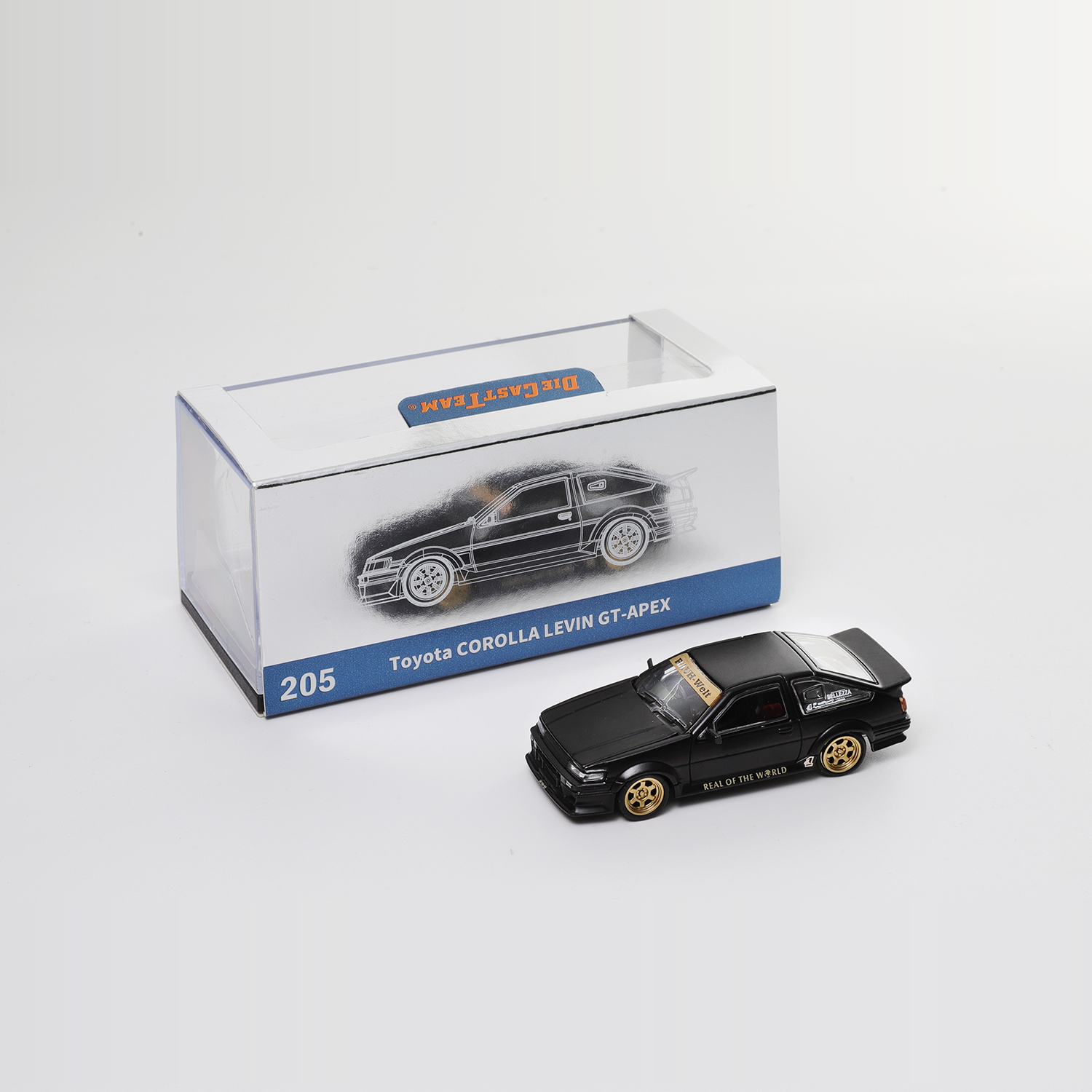 DCT丰田宽体AE86合金车模型1:64仿真微缩精品小比例汽车车模收藏