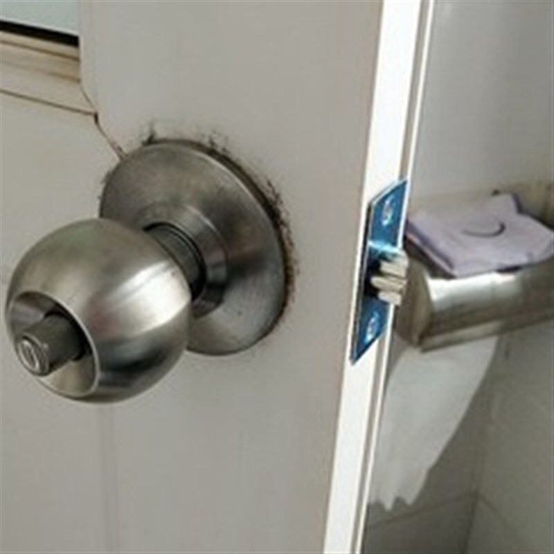 速发家用门锁室内卧室卫生间通用型04不锈钢房间球形锁木门锁具