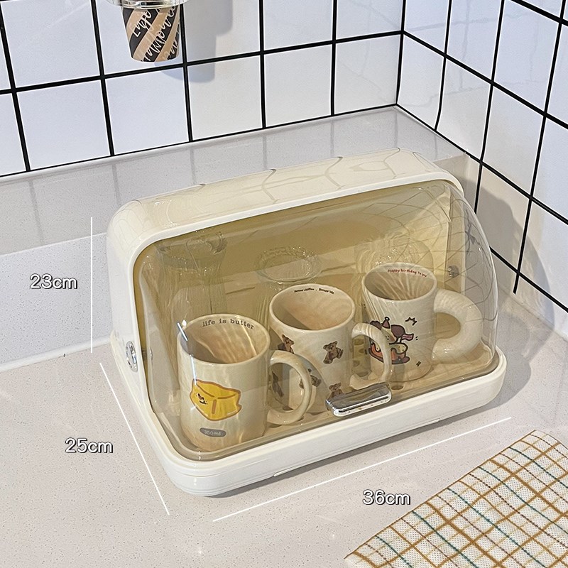 速发Bb杯子收纳置物架沥水水杯架子防尘杯架桌面玻璃杯茶杯茶具收