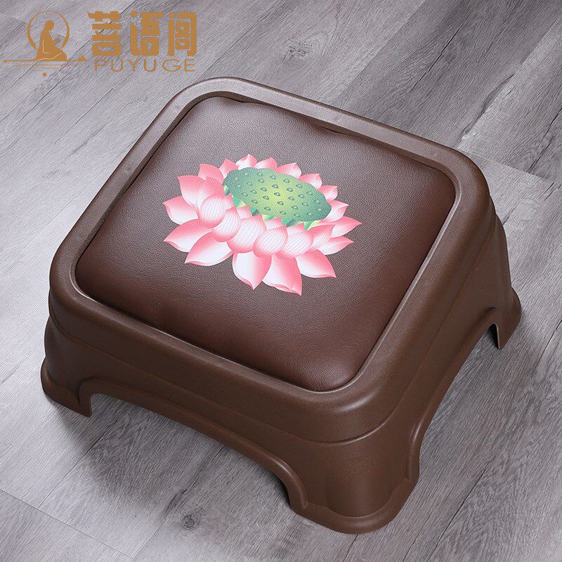 速发跪垫莲用拜佛凳跪佛垫禅垫佛前拜拜垫家花跪凳拜凳护膝
