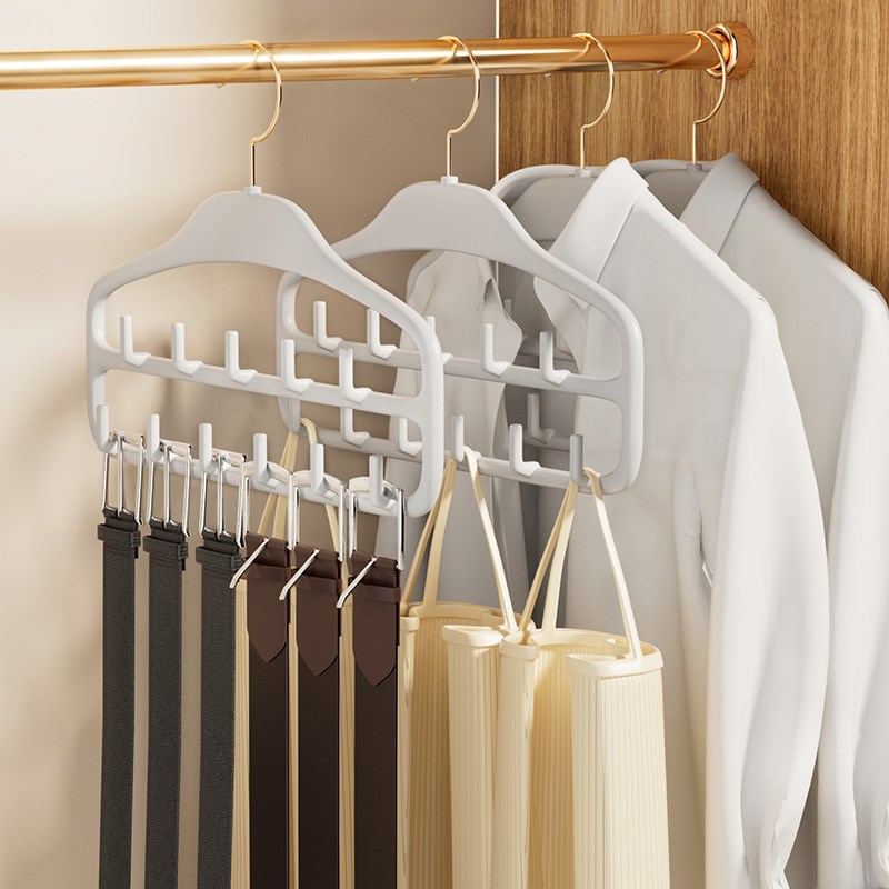 速发纳钩衣架子家用吊带内衣裤多功柜置物学生宿舍用衣能收挂分层