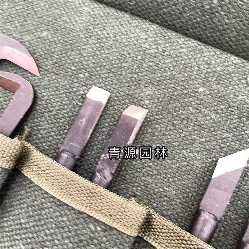 速发朱造盆装工具拉丝刀具套景锻造雕刻刀舍利制作丝雕工具盆景记