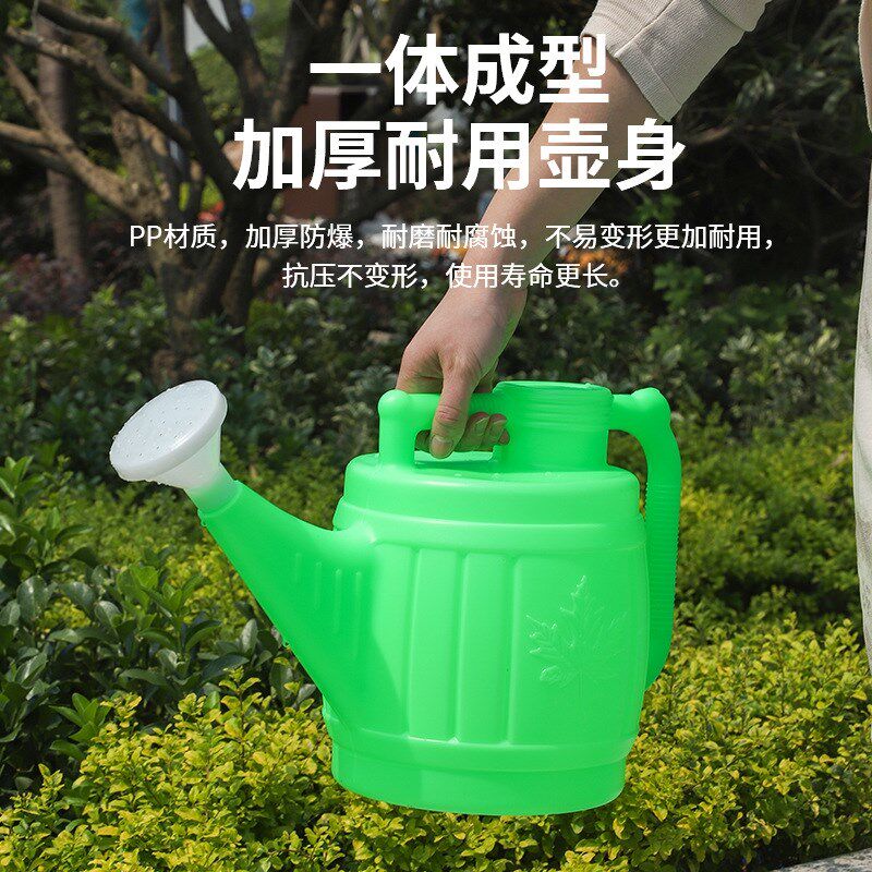 速发洒水壶家用浇花加桶大号喷壶塑料洒水提手厚洒水壶农用大容量