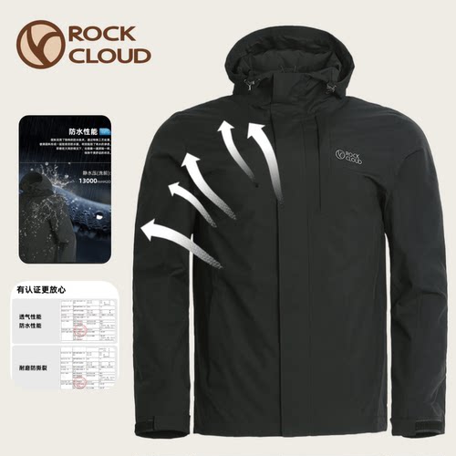 ROCKCLOUD新款冲锋衣防风防水