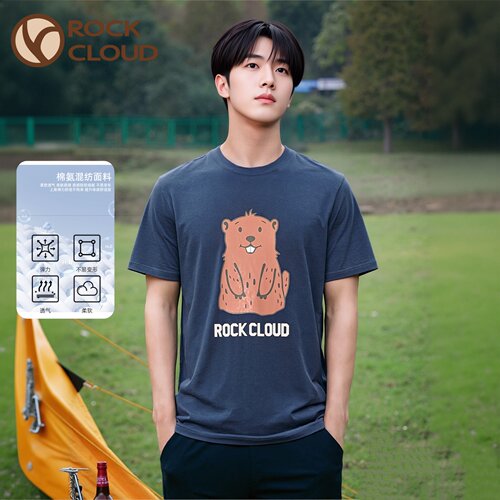 ROCKCLOUD男户外透气短袖T恤