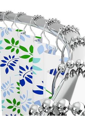 热销银弧间形伸缩杆卫HX109生孔黑色色弧形浴帘杆打万向法兰