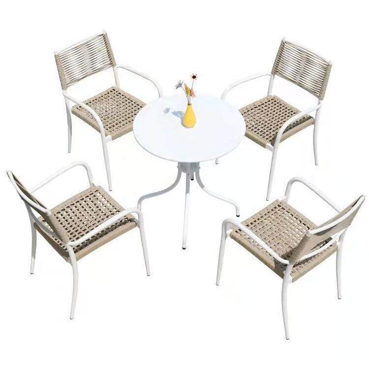 户外FM478桌椅庭院花奶园阳台色室外白休啡闲咖厅外摆网红茶店藤,商业/办公家具,商用藤编家具,淘宝优惠券,粉丝福利购,淘宝优惠卷
