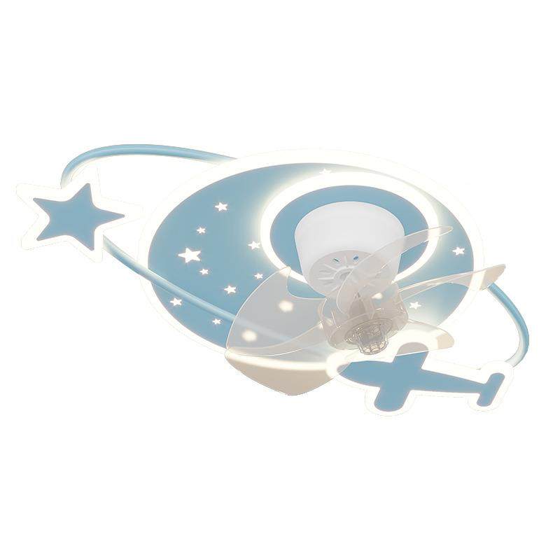 现代简约创意餐厅202新用款智能遥控风扇灯家卧室儿童JLG2房灯吸,家装灯饰光源,风扇灯,淘宝优惠券,粉丝福利购,淘宝优惠卷