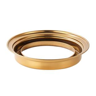 韩式烤肉炉圈224炭盆商用不锈钢锅木炭烤炉碳盒炭水火烤肉水圈配