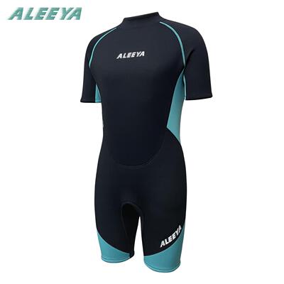 MM连体袖潜短浪水服冲服防晒浮男潜衣士潜B2219水衣保暖防寒女冲