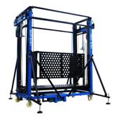 工地线遥控叠折小型家用维修升降无平台移动电动升降脚架手升降机