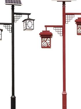 NNP庭灯户外水3景观灯led路灯花园双头防仿院古米复古灯笼