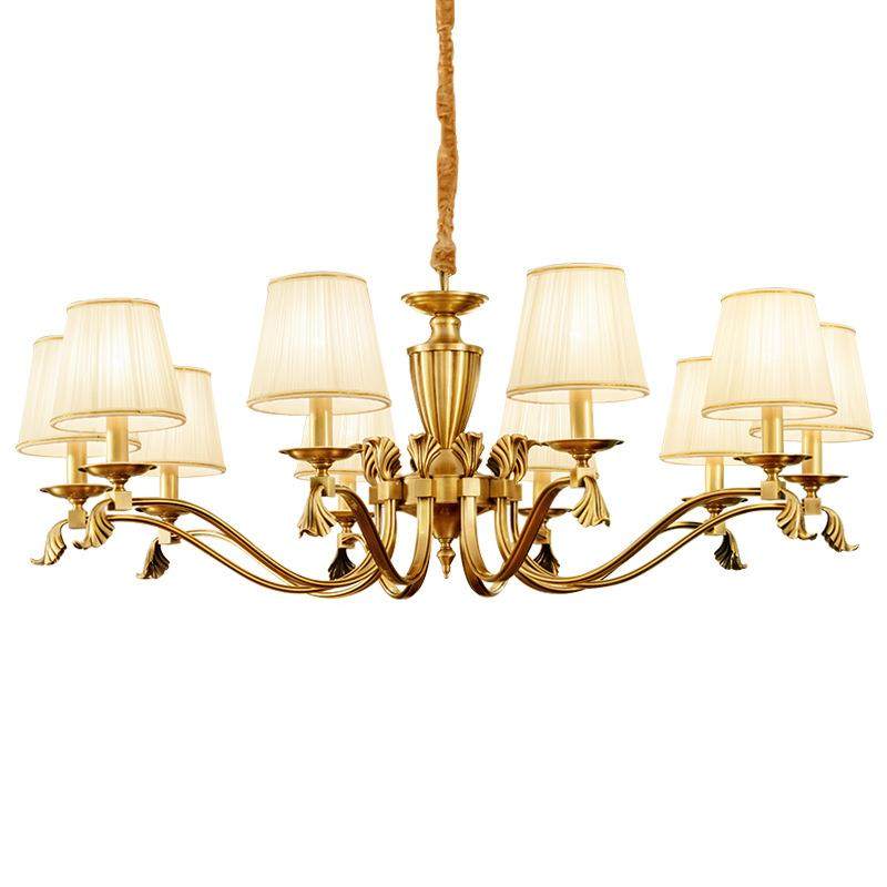 吊美式铜灯全北欧简约客厅卧吊灯室大气酒店客房书房饭厅灯具,家装灯饰光源,智能吊灯,淘宝优惠券,粉丝福利购,淘宝优惠卷