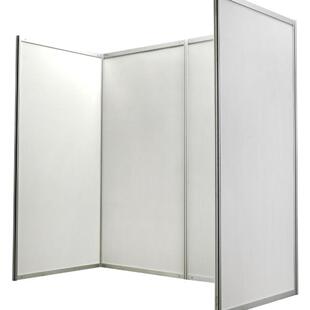 八棱柱展板校折园书画可叠挂画架书法国屏风隔断广写真展画示JVB