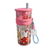 水杯女生夏季 吸杯202新款 5高颜值泡茶茶杯t管ri1464tan办公水分离