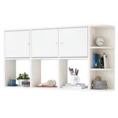 上墙物架壁99878挂式 纳柜储物柜收免打置吊孔柜墙壁柜悬空置物柜