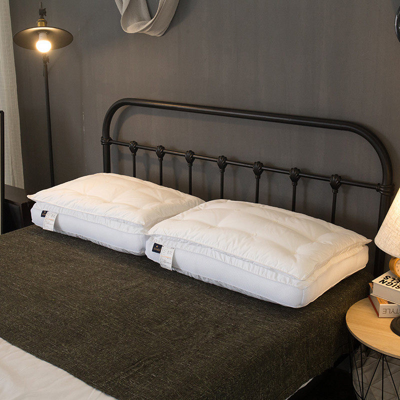 高枕头弹簧枕芯双层加厚加高不塌陷不变形中高软U枕低枕酒店硬枕