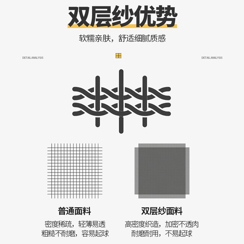 夏季水洗棉双层纱床单单件非纯棉全棉学生宿舍单S人被单枕套三件