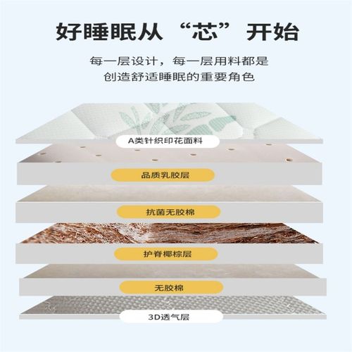 乳胶椰棕床垫可折叠80x85x95x110x135*190N*200护脊大学生宿舍铺