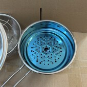 米诺家304不锈k钢油炸锅 家用炸串锅带滤网蒸笼电磁炉专用省油深