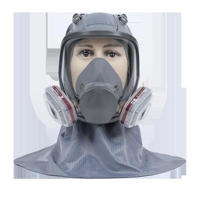 6800防毒面具头罩打磨装修喷漆专用G防粉尘油烟护脸杀毒防尘面罩
