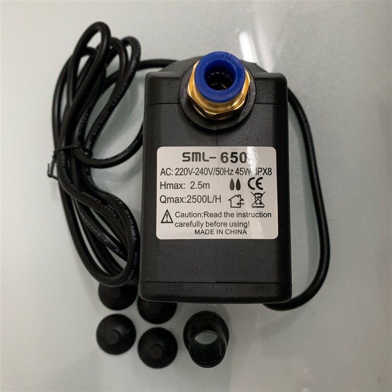 潜水泵45w扬程2.5m工业喷雾扇雾化加I湿器喷雾器雾化盘消毒机水泵