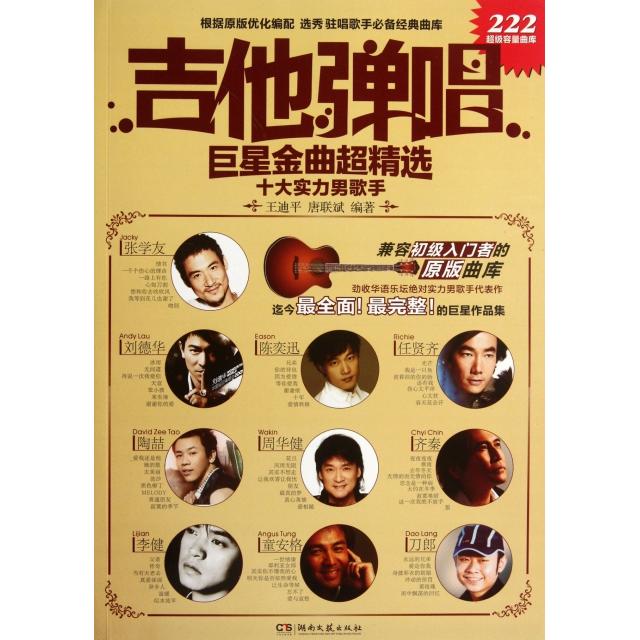 【正版包邮】 吉他弹唱巨星金曲超精选(十大实力男歌手) 王迪平//唐联斌 湖南文艺出版社