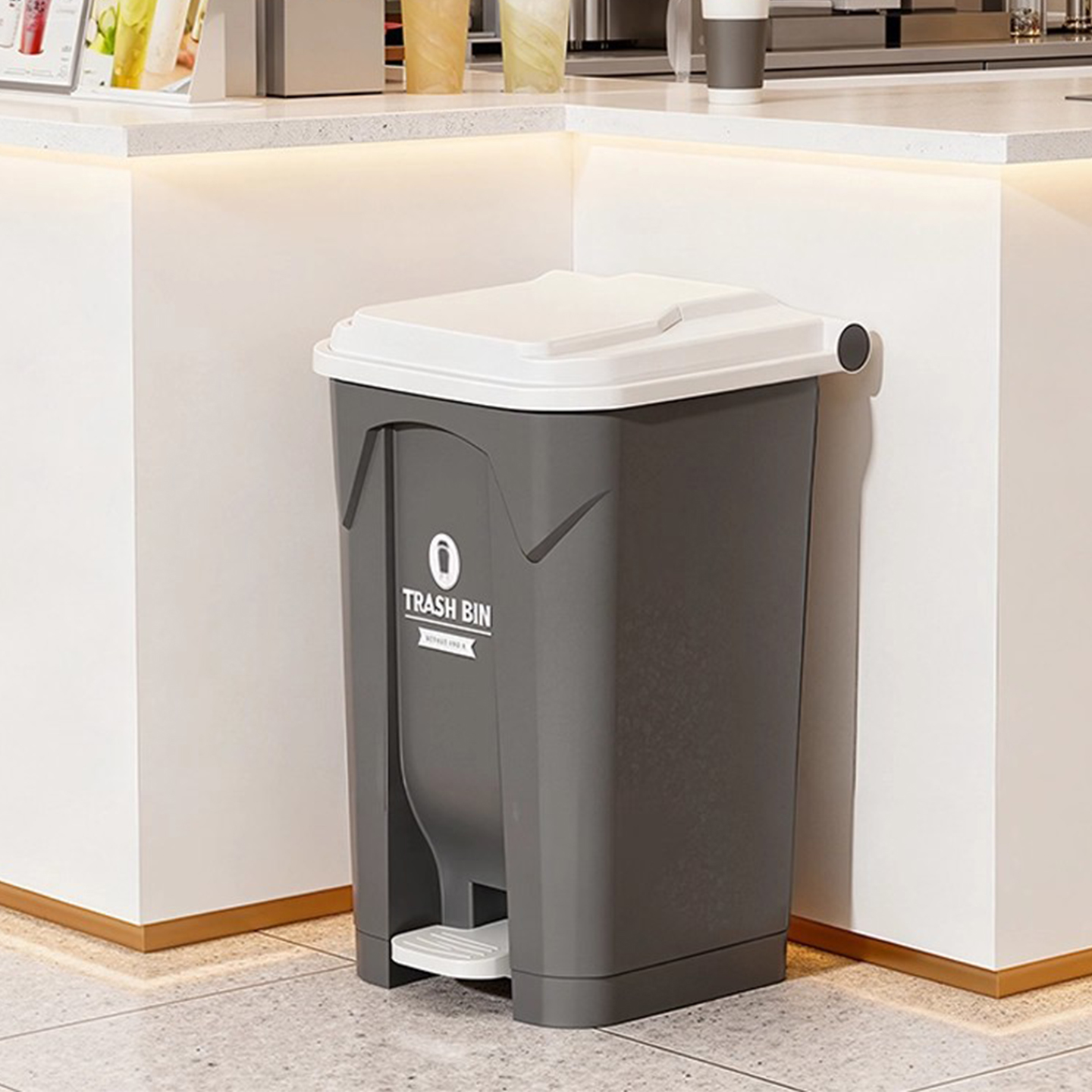 脚踏垃圾桶50升大容量