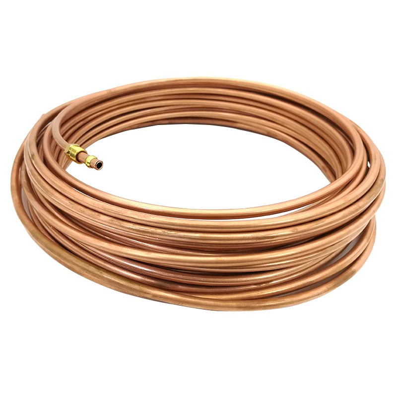 外径4mm/6/8mm软态T2紫铜管易弯G曲加厚高压润滑铜油管空心软铜管