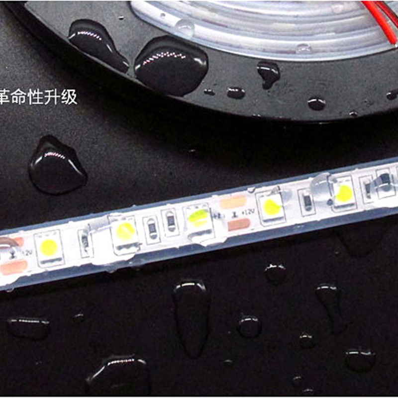 12V 24VLED5050贴片IPy68套管灌胶防水灯带鱼缸水池水下防水软灯