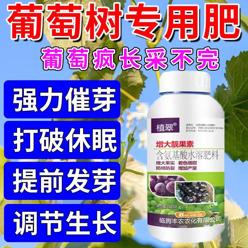 速发葡萄催芽剂专用肥料快速爆芽催芽老桩不发芽促开花发芽拉穗叶