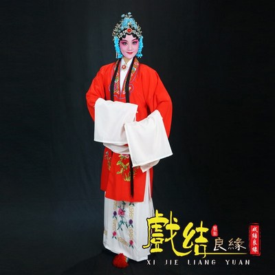 速发古装服剧戏剧京衣黄梅戏服装戏曲服饰青衣花旦剧越小姐衣服对