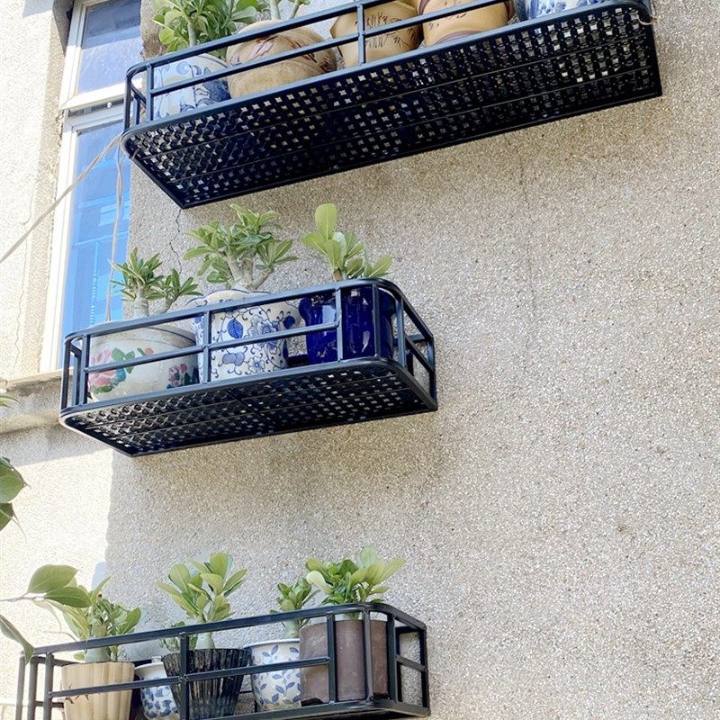 圆角欧式a墙壁花架阳台挂式花架壁挂墙上绿萝悬挂式置物装饰花盆