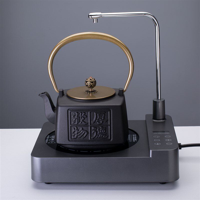 铁壶烧水b壶铸铁壶煮水泡茶专用自动上水电陶炉煮茶器抽水煮茶炉