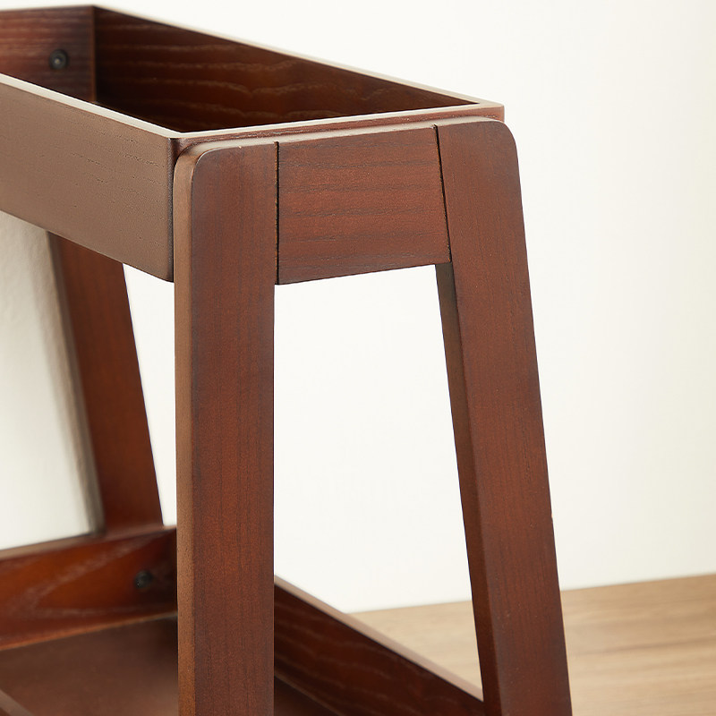 厨房收纳架多功能实木置物架调味品调味罐架实用收R纳层架油盐酱