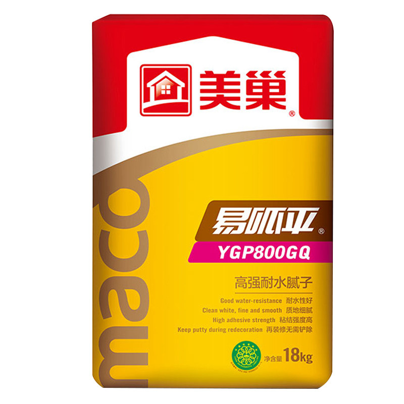 美巢腻子粉高强耐水成品腻子粉易呱平粉刷石膏墙V尼抗裂防水防霉