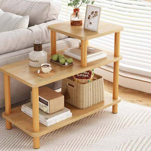 实木腿边几客厅家用现代简约沙发边茶几简易出租屋收纳储物小桌子