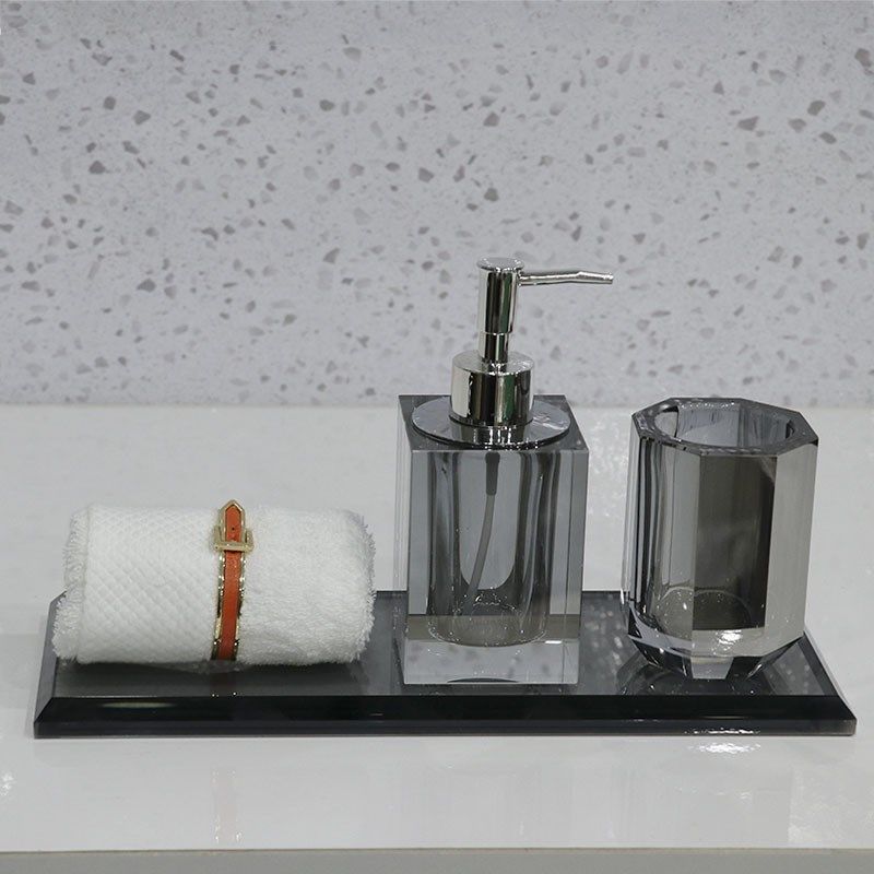 样板房酒店摆件卫生间卫浴z套装水晶洗手液瓶托盘软装饰品,家居饰品,装饰摆件,淘宝优惠券,粉丝福利购,淘宝优惠卷