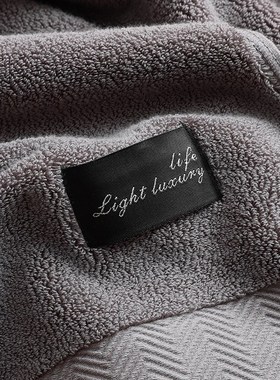 新款男士家用加大加厚白色浴巾z女生柔软吸水速干纯棉大号灰色毛