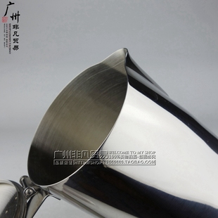 凉水壶加厚304不锈钢带盖牛奶壶大容量K家用装晾开水冷水壶凉水杯