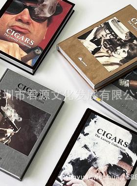 CIGARS雪茄全书艺术画册高端轻奢装饰真书样板间客厅软装饰品摆件